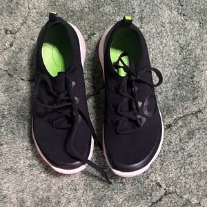 Black Oofos Athletic Sneakers